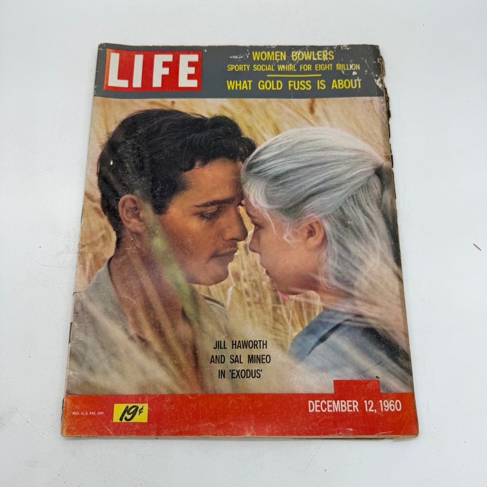 Life Magazine December 12 1960 Jill Haworth Sal Mineo Exodus Vintage Fair